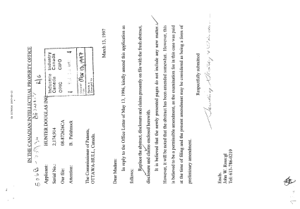 Canadian Patent Document 2174914. Prosecution-Amendment 19961213. Image 1 of 1