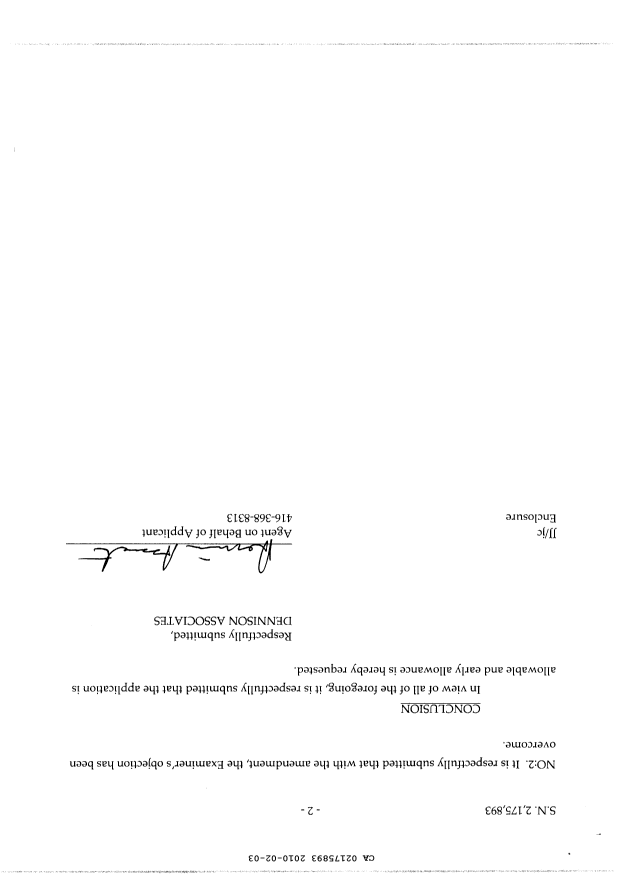 Canadian Patent Document 2175893. Prosecution-Amendment 20091203. Image 2 of 4