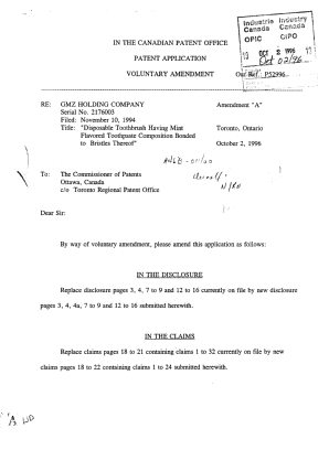 Document de brevet canadien 2176003. Poursuite-Amendment 19980601. Image 1 de 19