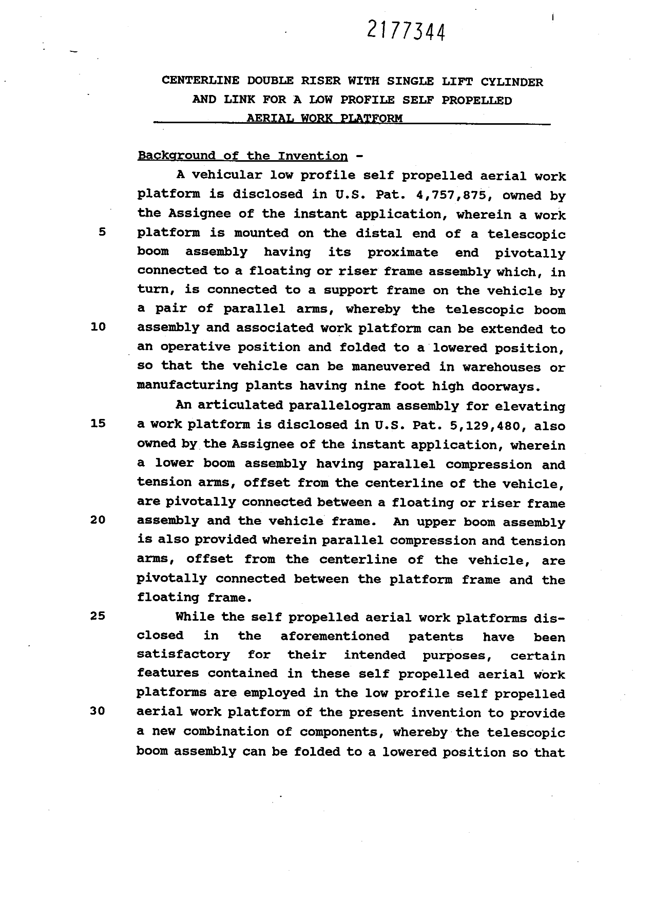 Canadian Patent Document 2177344. Description 19960903. Image 1 of 8