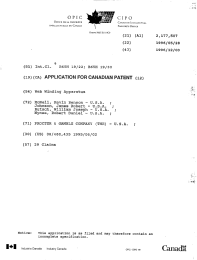 Document de brevet canadien 2177507. Page couverture 19960903. Image 1 de 1