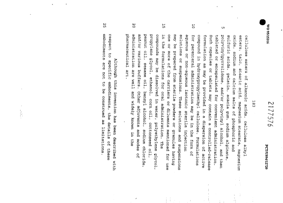 Document de brevet canadien 2177576. Description 19950608. Image 183 de 183