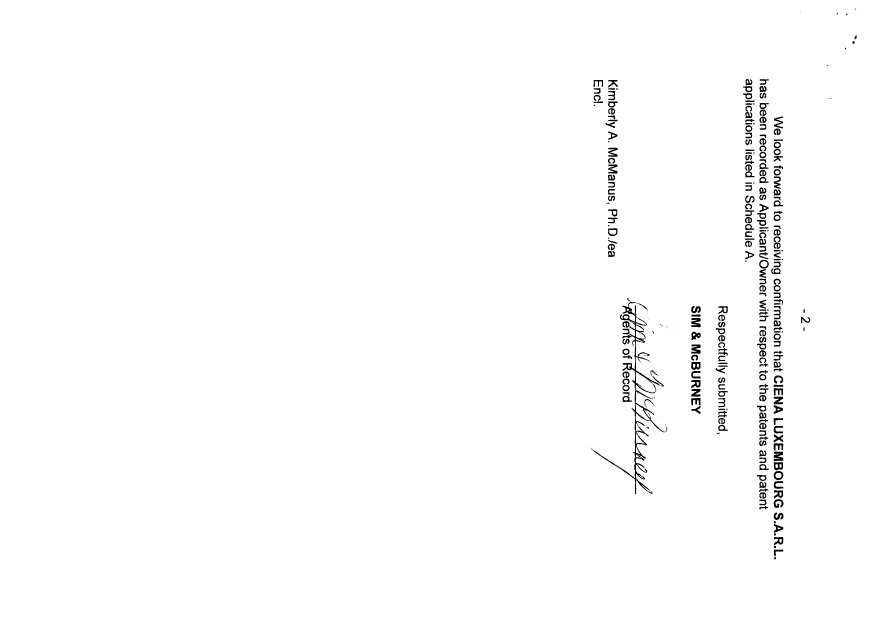 Canadian Patent Document 2177664. Assignment 20100518. Image 2 of 10