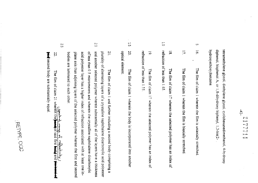 Canadian Patent Document 2177714. Correspondence 19960529. Image 2 of 4