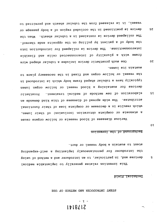 Canadian Patent Document 2178141. Description 19960604. Image 1 of 18