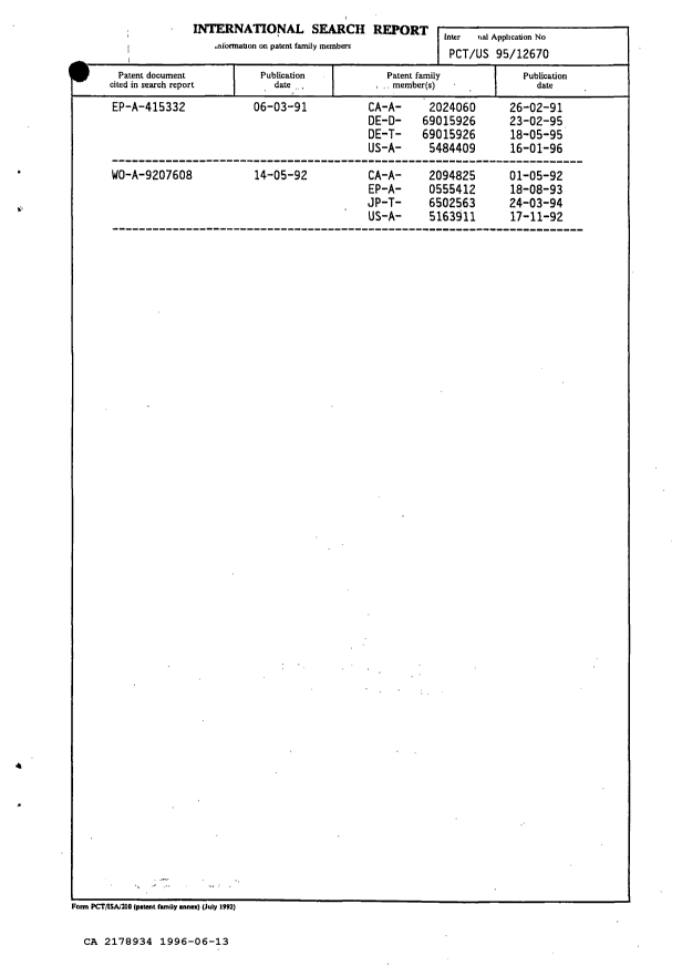 Document de brevet canadien 2178934. Rapport d'examen préliminaire international 19960613. Image 3 de 3