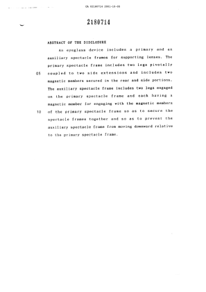 Document de brevet canadien 2180714. Abrégé 20011005. Image 1 de 1