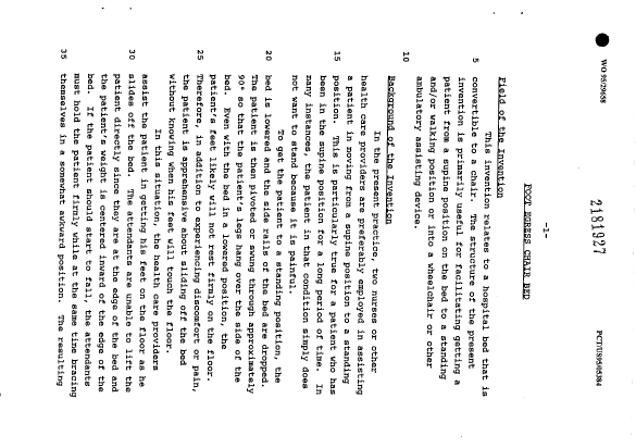 Document de brevet canadien 2181927. Description 19951109. Image 1 de 18