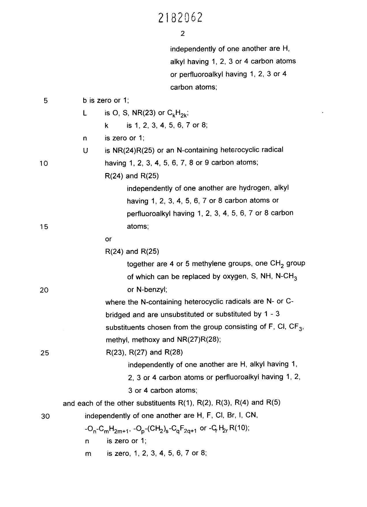 Document de brevet canadien 2182062. Description 19960725. Image 2 de 27