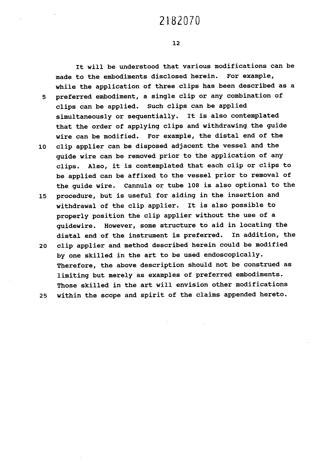 Document de brevet canadien 2182070. Description 19951225. Image 12 de 12