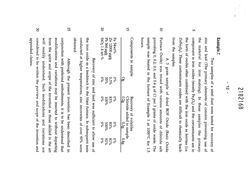 Canadian Patent Document 2182168. Description 19960726. Image 12 of 12