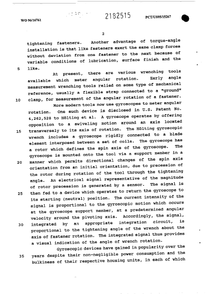 Document de brevet canadien 2182515. Description 19951129. Image 2 de 12