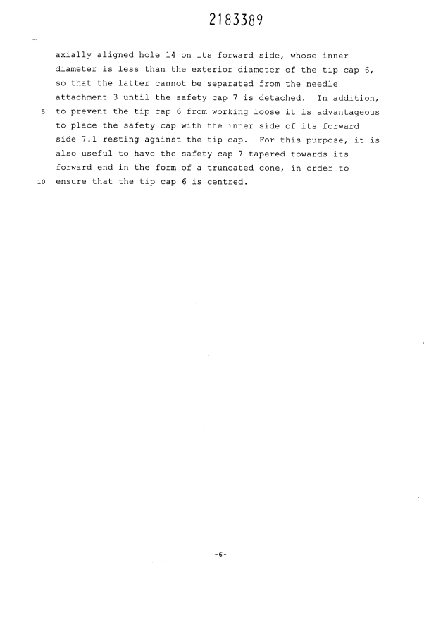 Canadian Patent Document 2183389. Description 19961115. Image 6 of 6