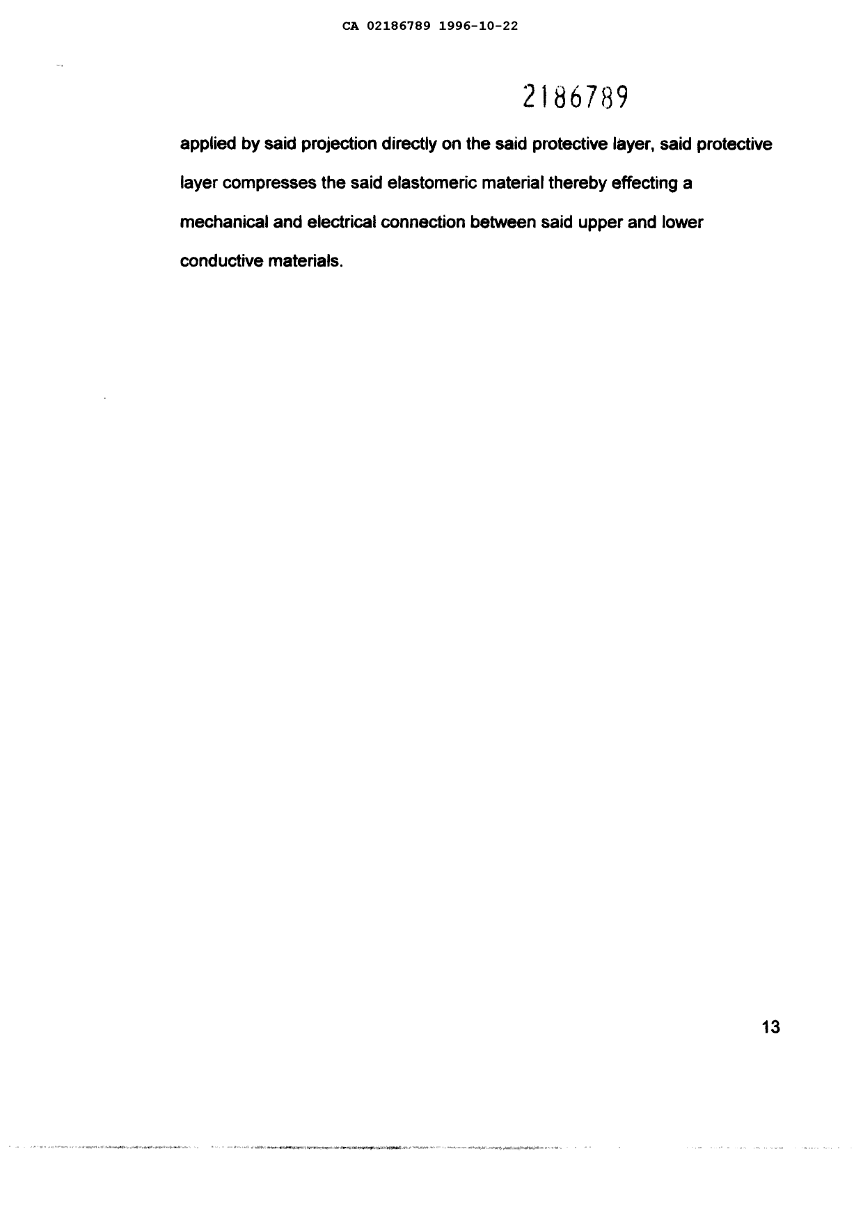Document de brevet canadien 2186789. Revendications 19951222. Image 3 de 3