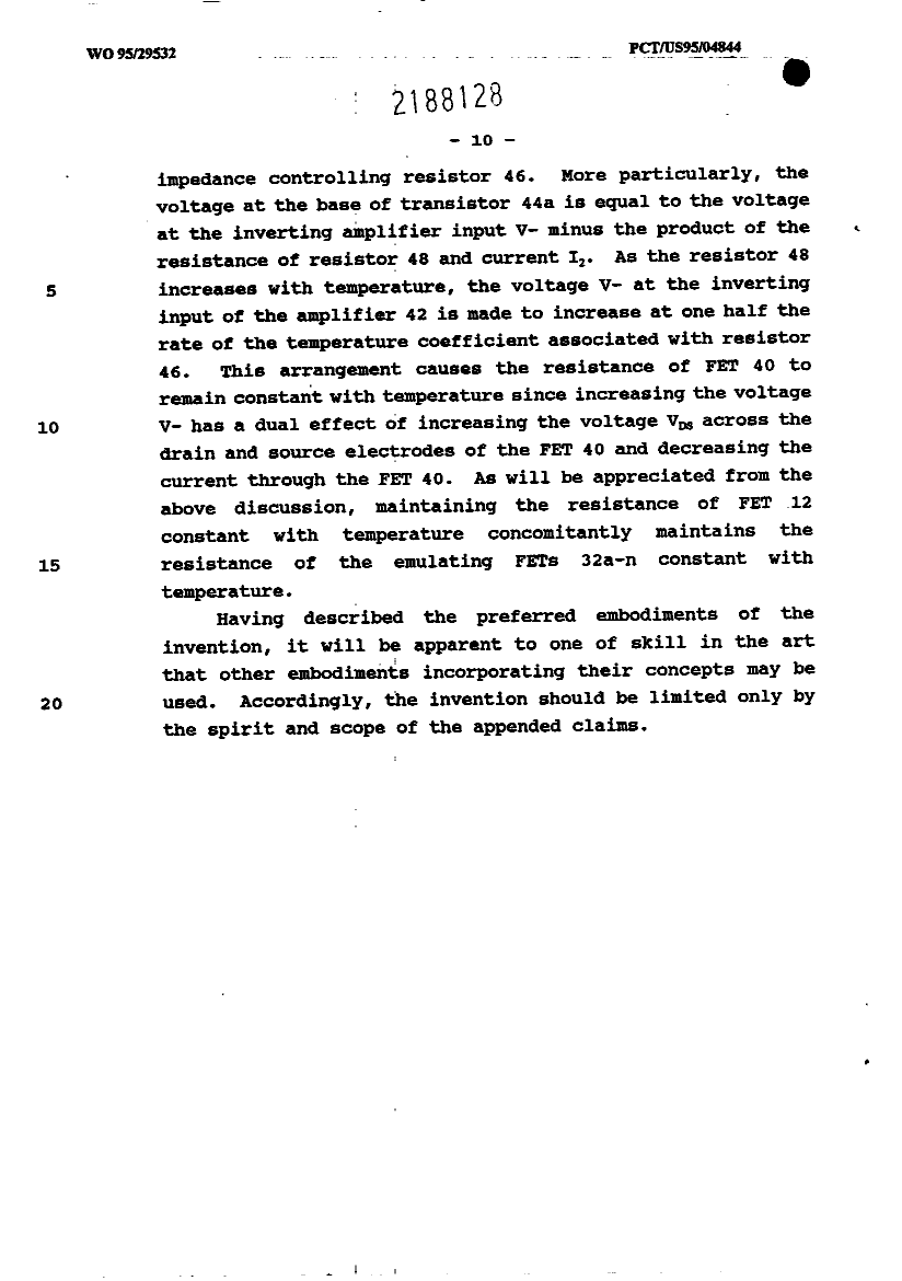 Document de brevet canadien 2188128. Description 19951102. Image 10 de 10