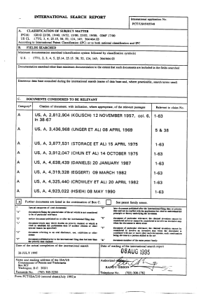 Document de brevet canadien 2189159. PCT 19961029. Image 1 de 9