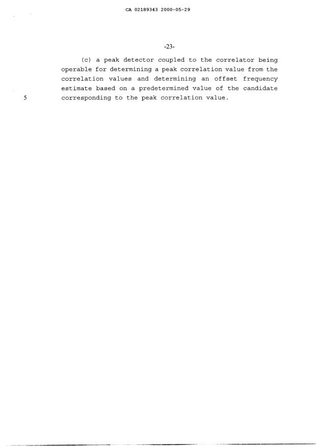 Canadian Patent Document 2189343. Prosecution-Amendment 20000529. Image 12 of 12