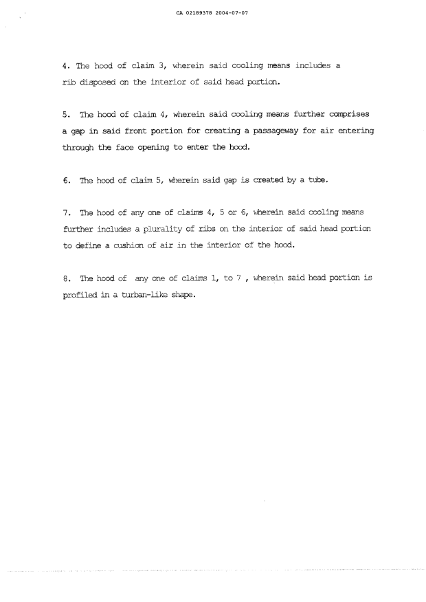 Document de brevet canadien 2189378. Revendications 20051216. Image 2 de 3