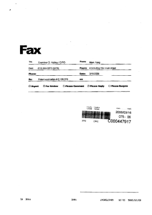 Document de brevet canadien 2189378. Poursuite-Amendment 20051216. Image 3 de 4