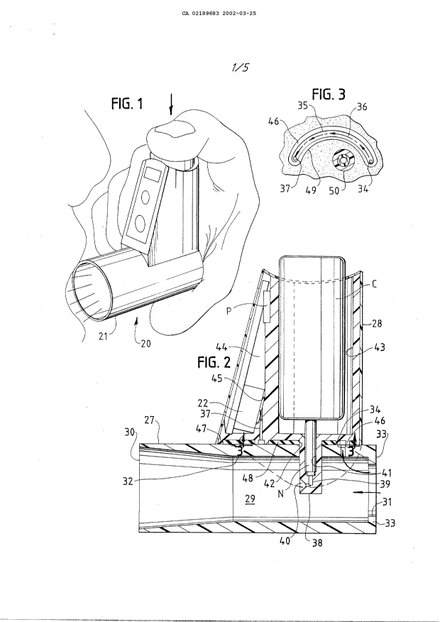 Canadian Patent Document 2189683. Drawings 20020325. Image 1 of 5