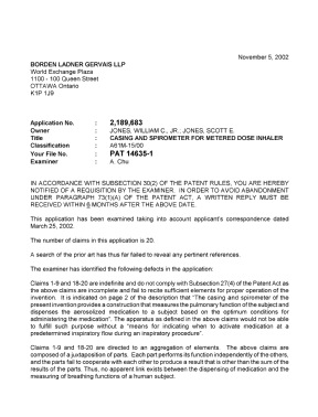 Document de brevet canadien 2189683. Poursuite-Amendment 20021105. Image 1 de 2