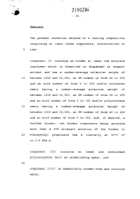 Document de brevet canadien 2190286. Abrégé 19950616. Image 1 de 1