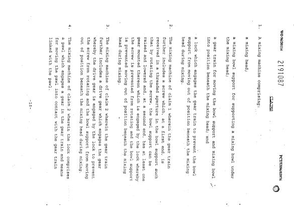 Document de brevet canadien 2191087. Revendications 19961003. Image 1 de 2