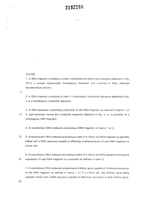 Document de brevet canadien 2192260. Revendications 19970408. Image 1 de 2
