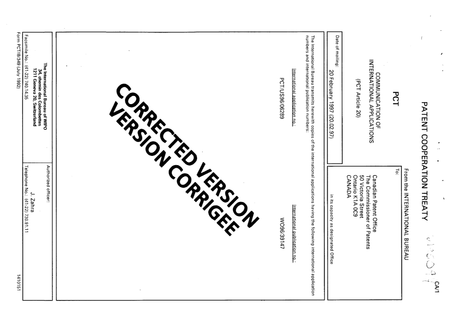 Document de brevet canadien 2195094. PCT 19970114. Image 1 de 8