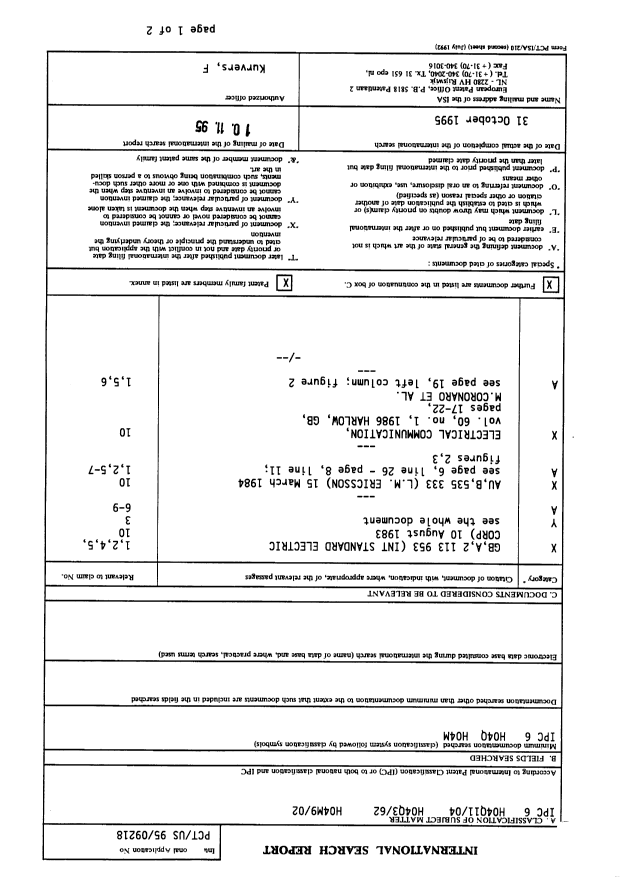 Document de brevet canadien 2195941. PCT 19961224. Image 1 de 14