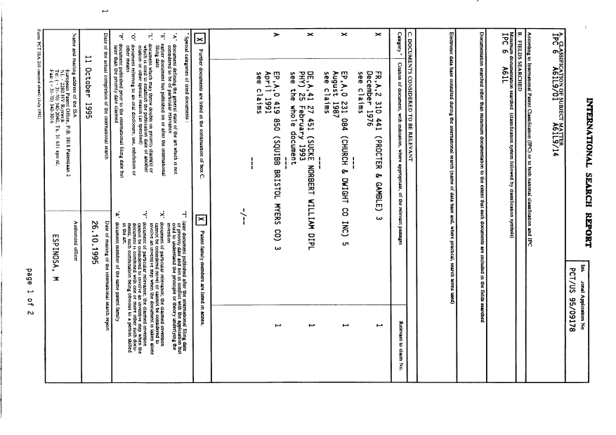 Document de brevet canadien 2197442. PCT 19970212. Image 1 de 10