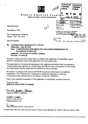 Document de brevet canadien 2197442. Poursuite-Amendment 19991208. Image 1 de 1