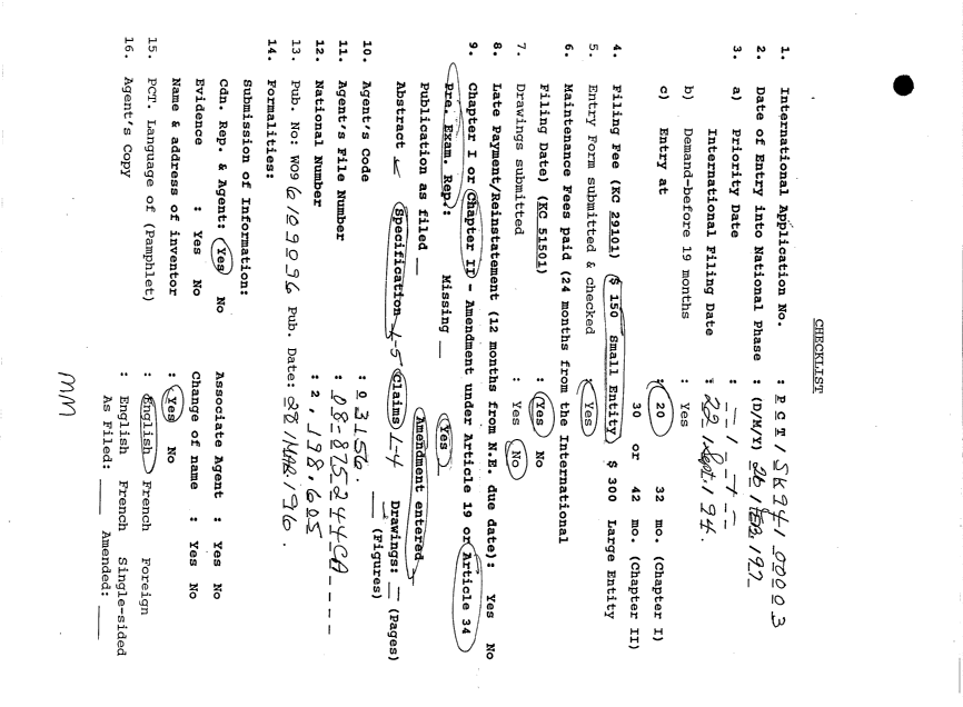 Document de brevet canadien 2198605. PCT 19970226. Image 1 de 12