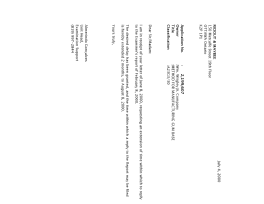 Canadian Patent Document 2199607. Prosecution-Amendment 20000704. Image 1 of 1