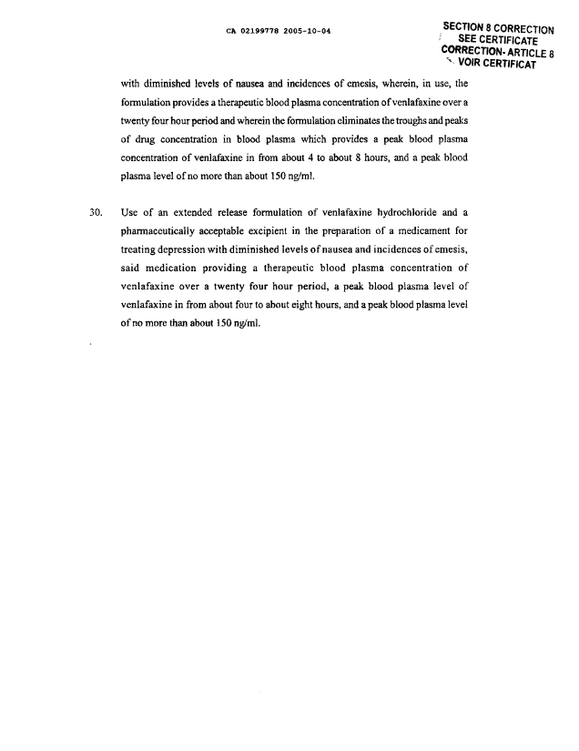 Document de brevet canadien 2199778. Revendications 20071211. Image 5 de 5