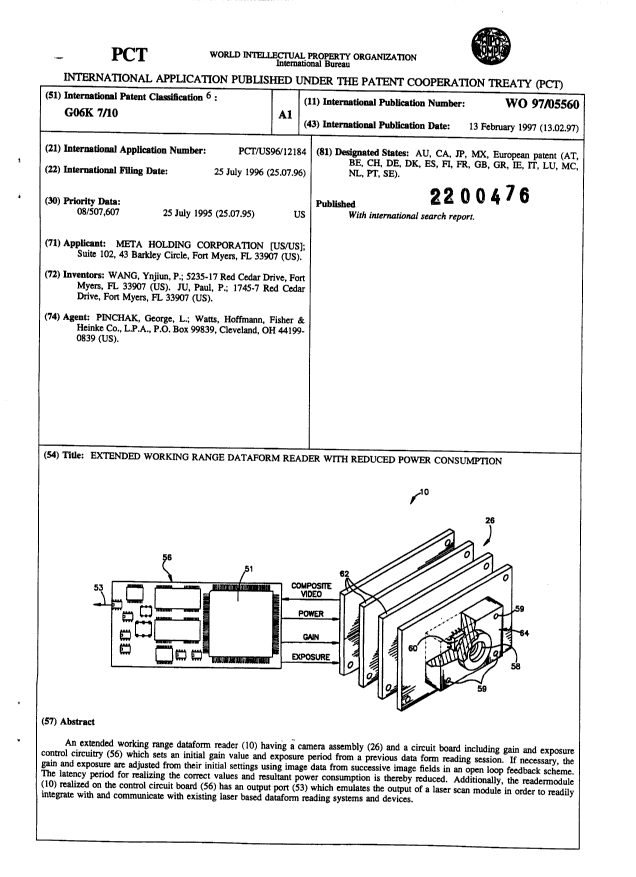 Canadian Patent Document 2200476. Abstract 19970319. Image 1 of 1