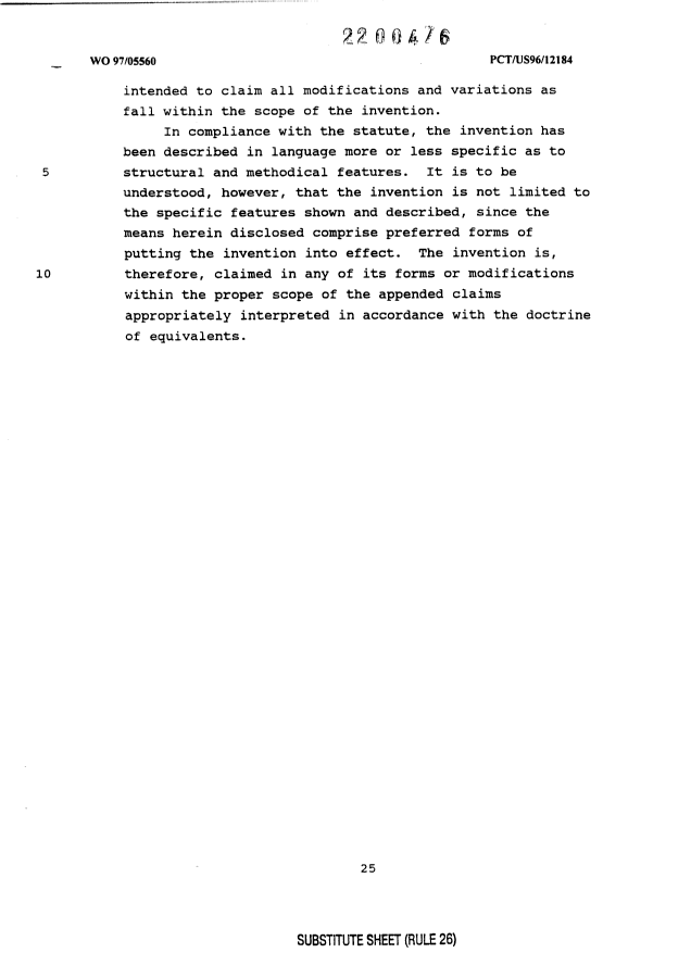 Document de brevet canadien 2200476. Description 19970319. Image 25 de 25