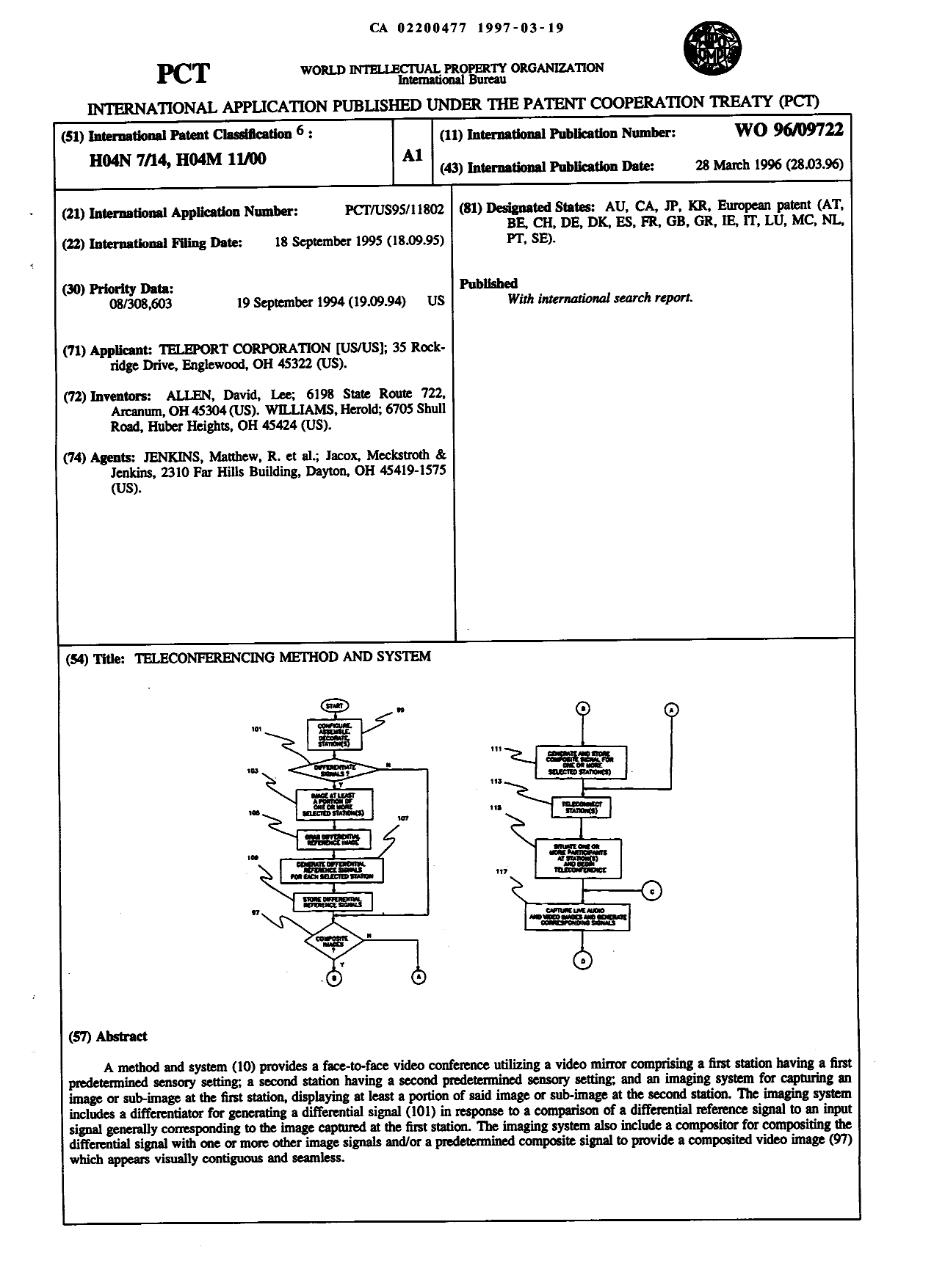 Document de brevet canadien 2200477. Abrégé 19970319. Image 1 de 1