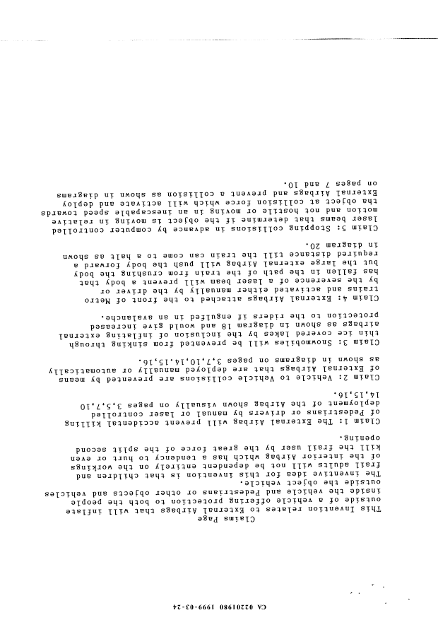 Document de brevet canadien 2201980. Revendications 19990324. Image 1 de 1