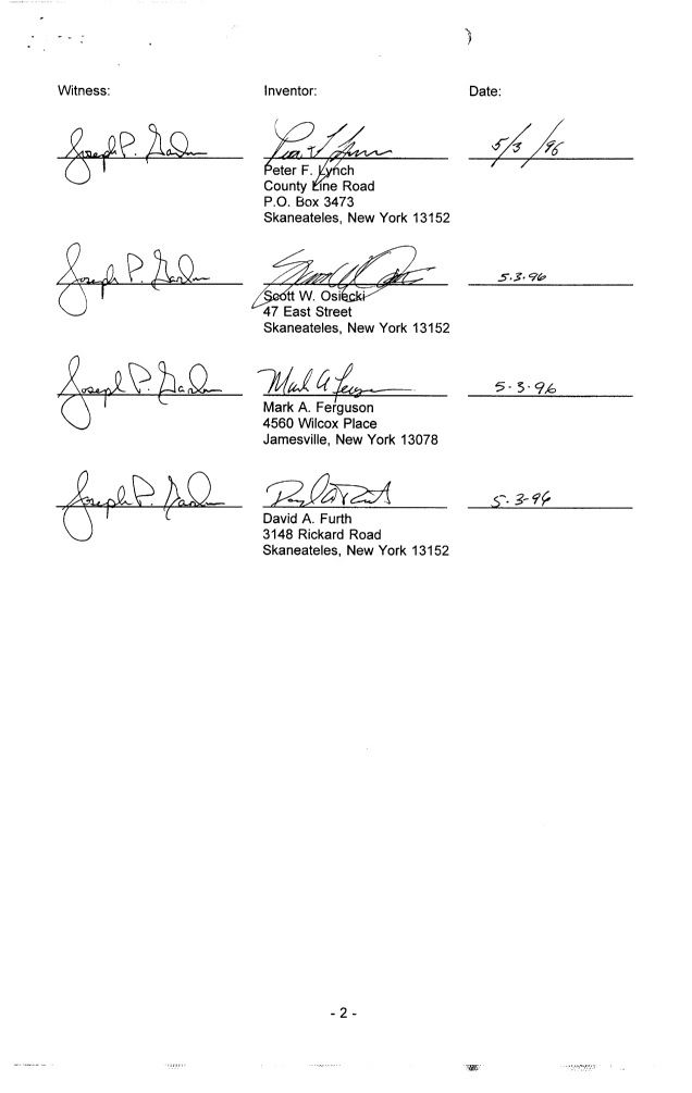 Document de brevet canadien 2202341. Cession 19970818. Image 3 de 3