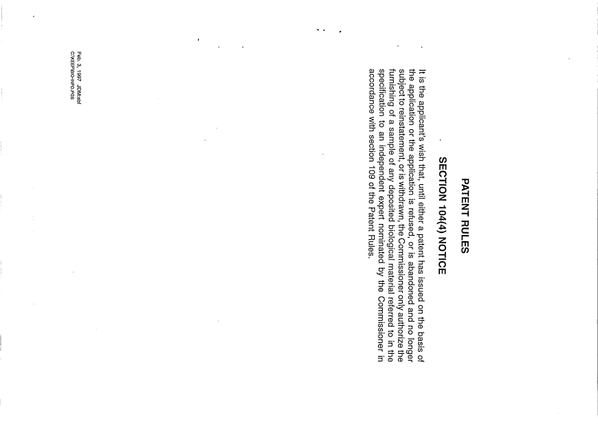 Document de brevet canadien 2202348. Poursuite-Amendment 19970410. Image 1 de 7