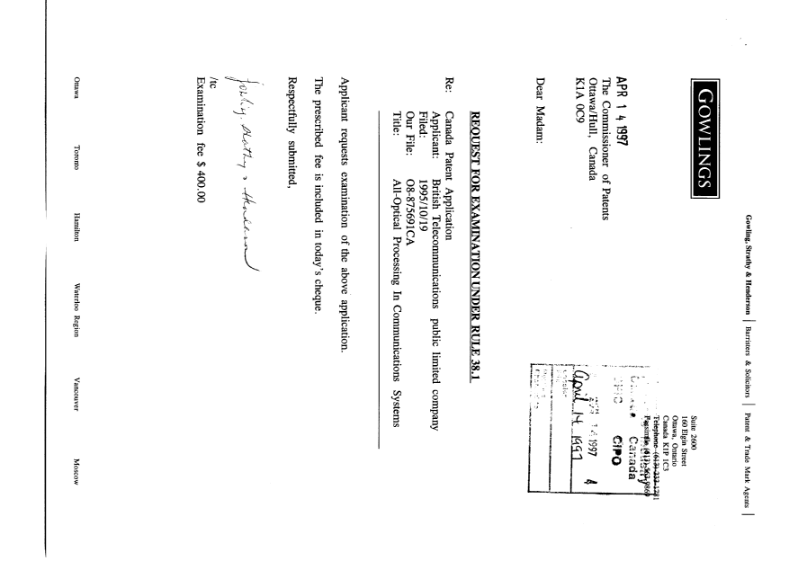 Document de brevet canadien 2202660. Poursuite-Amendment 19970414. Image 1 de 1
