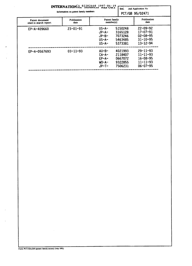 Document de brevet canadien 2202660. Poursuite-Amendment 19970619. Image 31 de 31