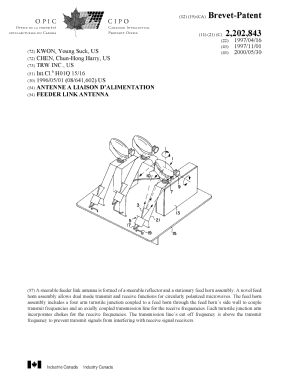 Document de brevet canadien 2202843. Page couverture 20000504. Image 1 de 1