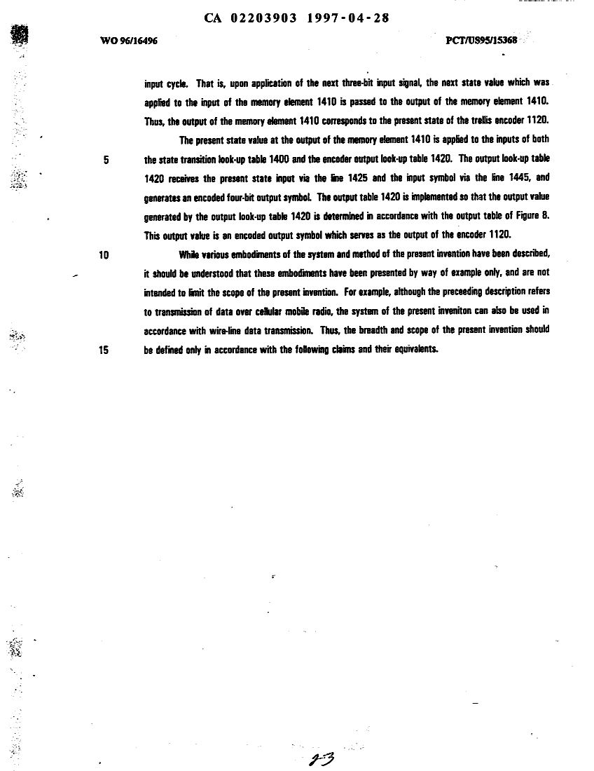 Canadian Patent Document 2203903. Description 20070924. Image 25 of 25