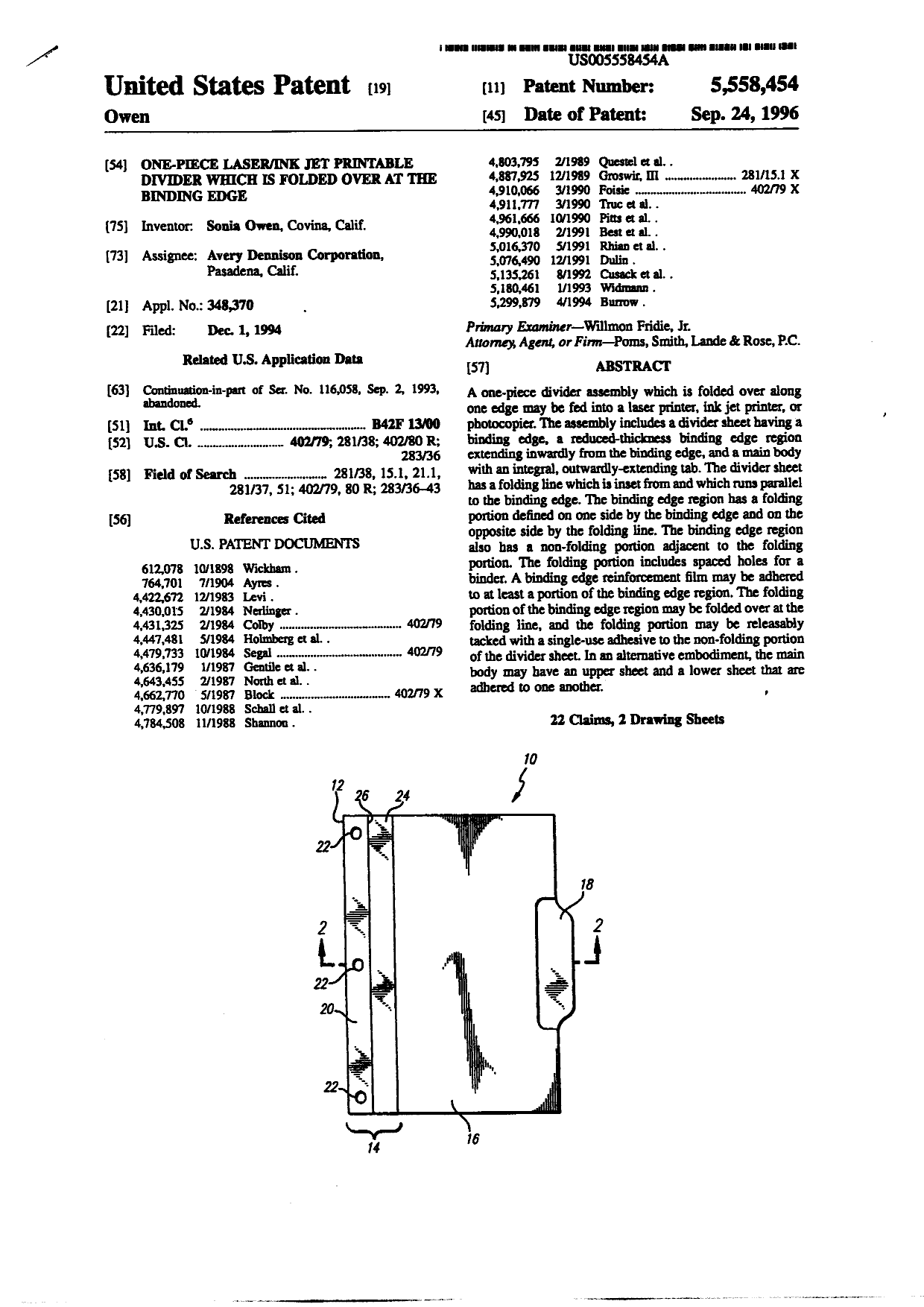 Canadian Patent Document 2206096. Prosecution-Amendment 20000515. Image 2 of 2