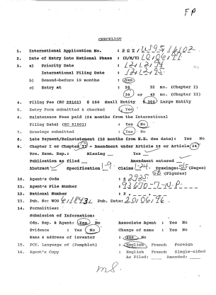 Document de brevet canadien 2207400. PCT 19970610. Image 1 de 35
