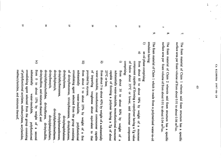 Document de brevet canadien 2208506. Poursuite-Amendment 19961220. Image 3 de 12