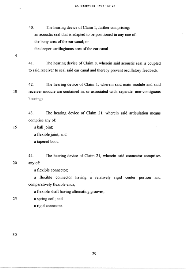 Document de brevet canadien 2209068. Poursuite-Amendment 19981223. Image 13 de 14
