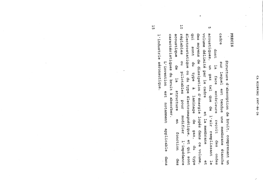 Document de brevet canadien 2209302. Abrégé 19970626. Image 1 de 1